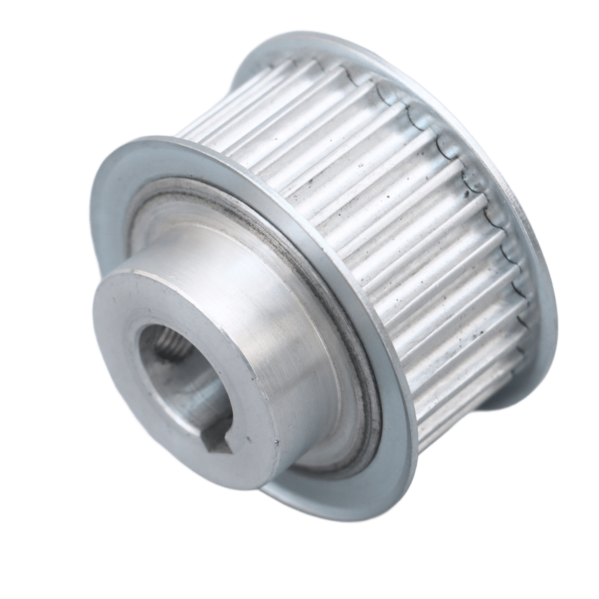 Timing belt pulleys for taper bushes